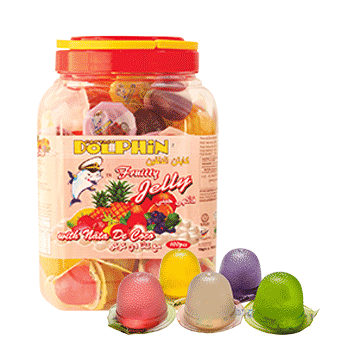 Fruity Jelly with Nata De Coco in Hard Jar (Mix)