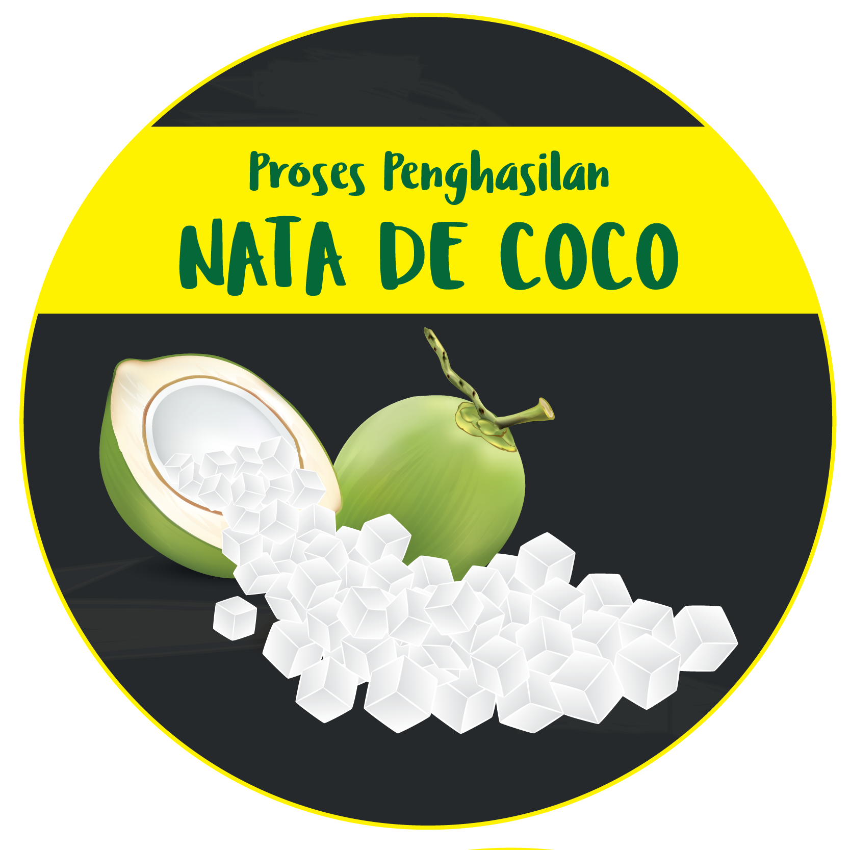 Proses Penghasilan Nata De Coco