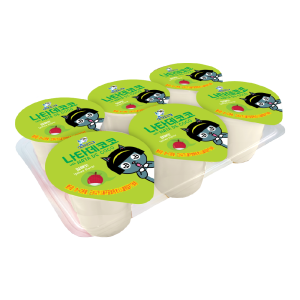 Lychee Pudding with Nata De Coco (Cartoon Character) (85g x 6 cups x 16 sets)