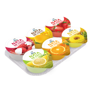 Mix Pudding with Nata De Coco (85g x 6cups x 16sets)