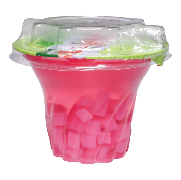 Strawberry Jelly Drink with Nata De Coco (180g x 24 cups / 180g x 48cups)