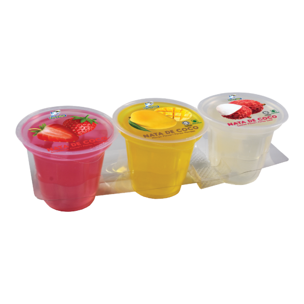 Jelly with Nata De Coco (130g x 3cups x 24sets)