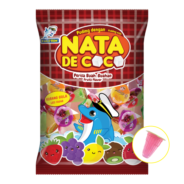 Mix Pudding with Nata De Coco (13g x 100 pcs)