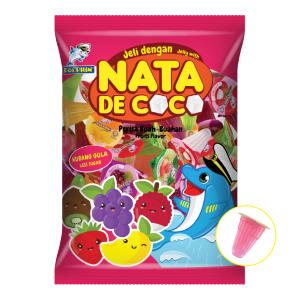 Jelly with Nata De Coco – Mixed (16g x 16pcs)