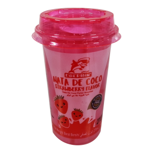 Nata De Coco with Strawberry Drink (270g x 24cups)