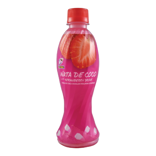 Nata De Coco with Strawberry Drink (350ml x 24bottles)