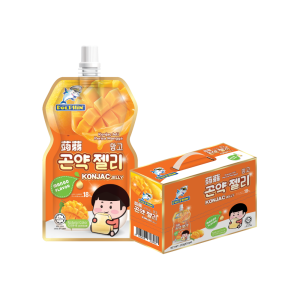 Konjac Jelly Drink Mango Flavor (130g x 10 bags x 4 outers )