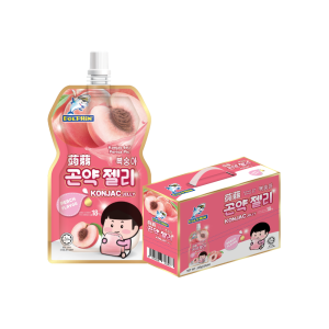 Konjac Jelly Drink Peach Flavor (130g x 10 bags x 4 outers )