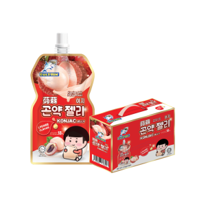 Konjac Jelly Drink Lychee Flavor (130g x 10 bags x 4 outers )