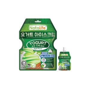 Yogurt Ice Cream Apple Flavor with Nata De Coco (60g x 5pcs)